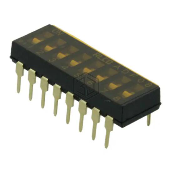 1-1825002-4 - TE Connectivity ALCOSWITCH Switches - DIP Switches