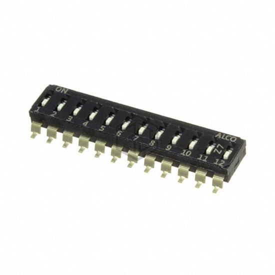 EDS12SGRNTU04Q - TE Connectivity ALCOSWITCH Switches - DIP Switches