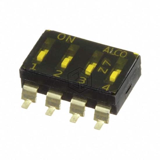 EDS04SGRSTU04Q - TE Connectivity ALCOSWITCH Switches - DIP Switches