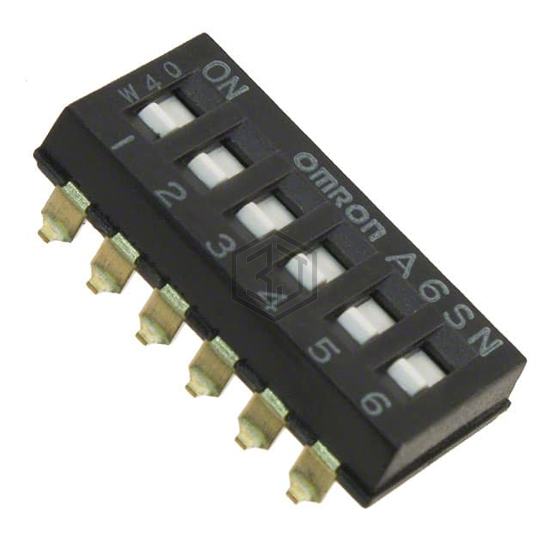 A6SN-6102-P - Omron Electronics Inc-EMC Div - DIP Switches