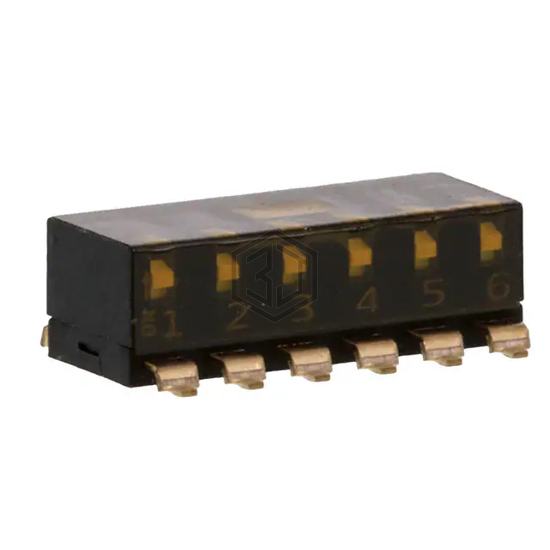 EDSP06SGRFSTU04 - TE Connectivity ALCOSWITCH Switches - DIP Switches