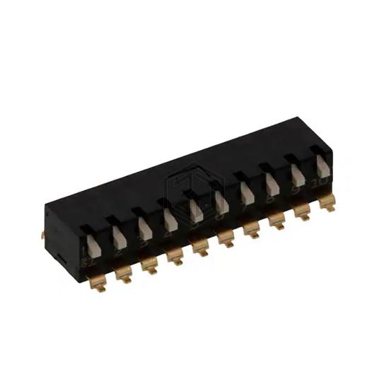 EDSP10SGLFNTR04 - TE Connectivity ALCOSWITCH Switches - DIP Switches