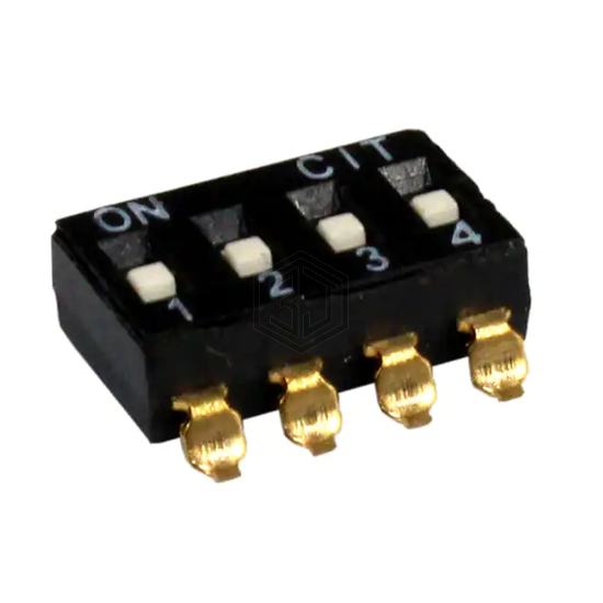 KJ04RTR - CIT Relay and Switch - DIP Switches
