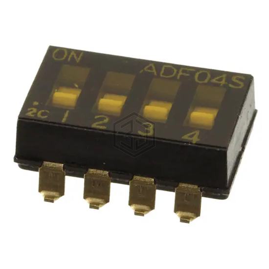 ADF04STTR04 - TE Connectivity ALCOSWITCH Switches - DIP Switches