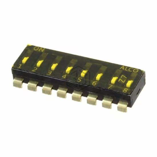 EDS08SNRSTR04Q - TE Connectivity ALCOSWITCH Switches - DIP Switches