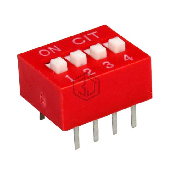 KG04E - CIT Relay and Switch - DIP Switches