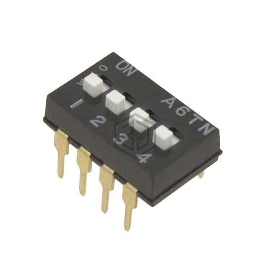 A6TN-4104 - Omron Electronics Inc-EMC Div - DIP Switches