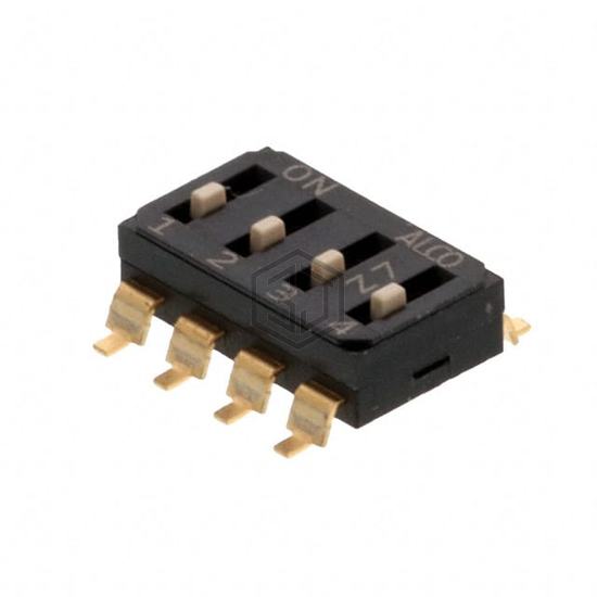 EDS04SGNNTU04Q - TE Connectivity ALCOSWITCH Switches - DIP Switches