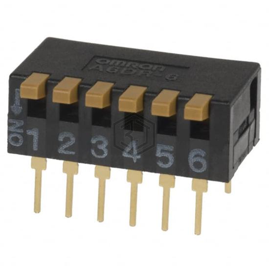 A6DR-6100 - Omron Electronics Inc-EMC Div - DIP Switches