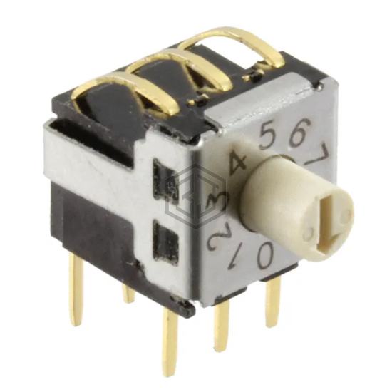 A6KV-102RS - Omron Electronics Inc-EMC Div - DIP Switches