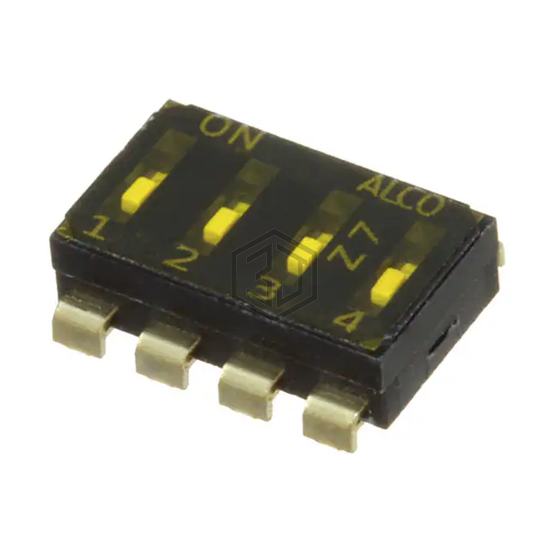 EDS04SNRSTU04Q - TE Connectivity ALCOSWITCH Switches - DIP Switches