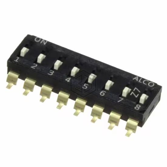 EDS08SGNNTU04Q - TE Connectivity ALCOSWITCH Switches - DIP Switches