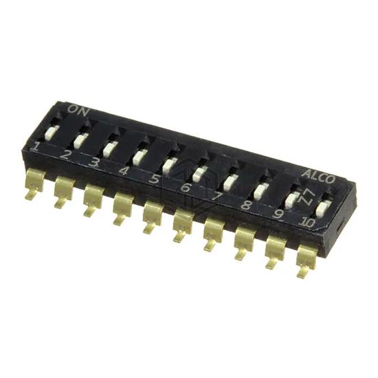 EDS10SGRNTU04Q - TE Connectivity ALCOSWITCH Switches - DIP Switches