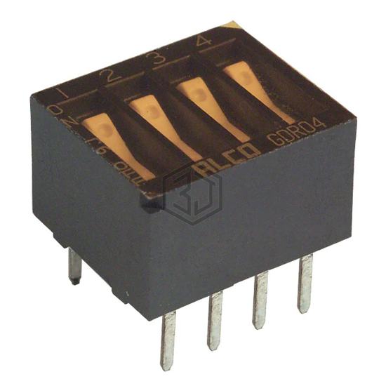 1825286-3 - TE Connectivity ALCOSWITCH Switches - DIP Switches