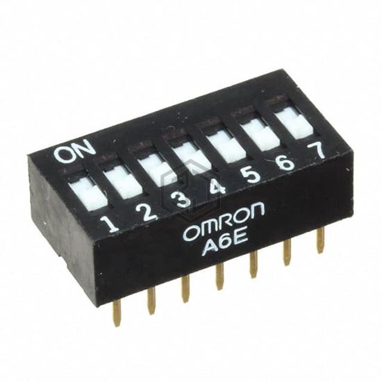 A6E-7104-N - Omron Electronics Inc-EMC Div - DIP Switches