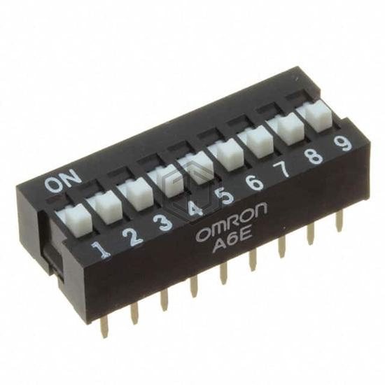 A6E-9104-N - Omron Electronics Inc-EMC Div - DIP Switches