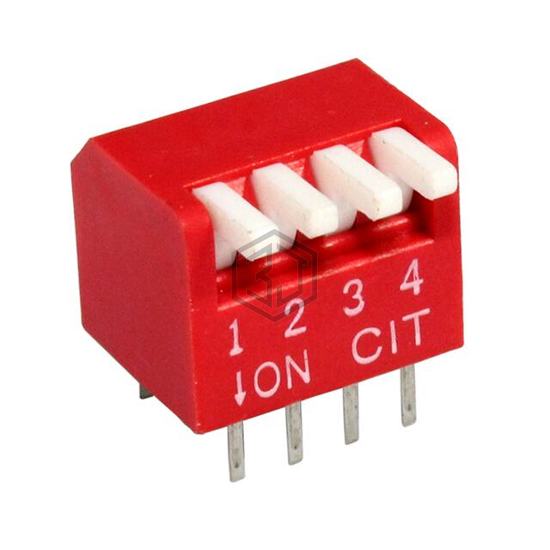 KP04ET - CIT Relay and Switch - DIP Switches
