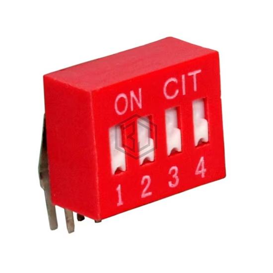 KR04R - CIT Relay and Switch - DIP Switches