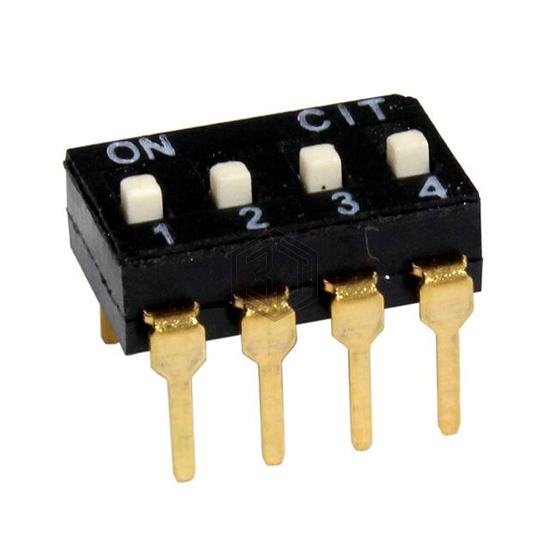 KT04ETH - CIT Relay and Switch - DIP Switches