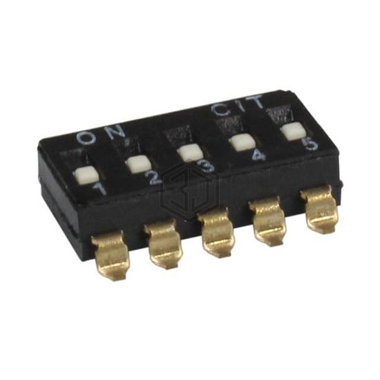 KJ05RTT - CIT Relay and Switch - DIP Switches