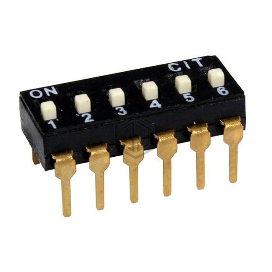 KT06EH - CIT Relay and Switch - DIP Switches