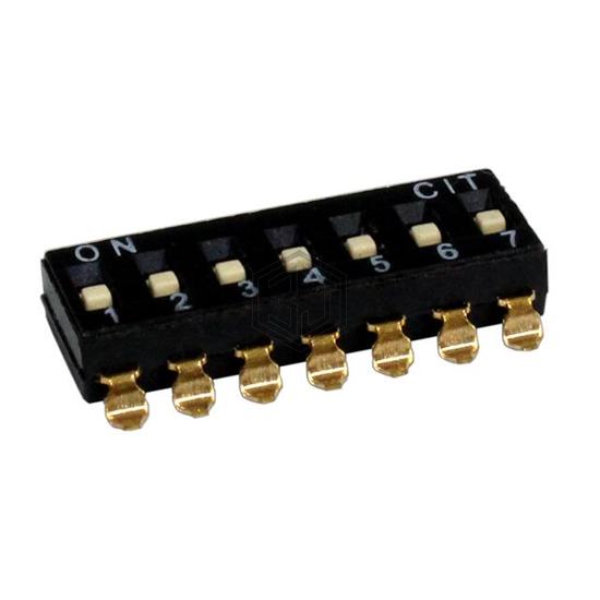 KJ07RXT - CIT Relay and Switch - DIP Switches