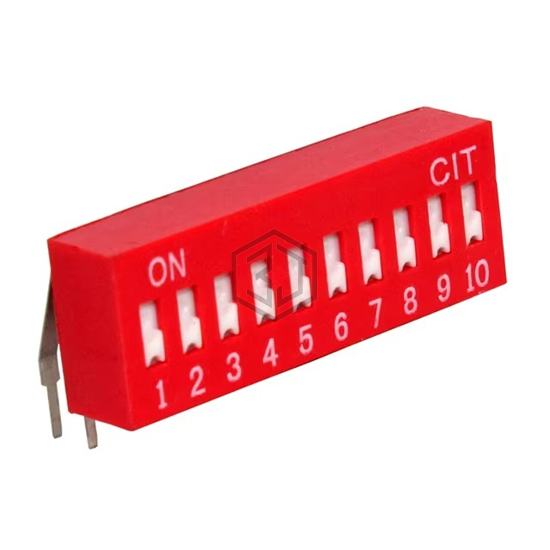 KR10R - CIT Relay and Switch - DIP Switches