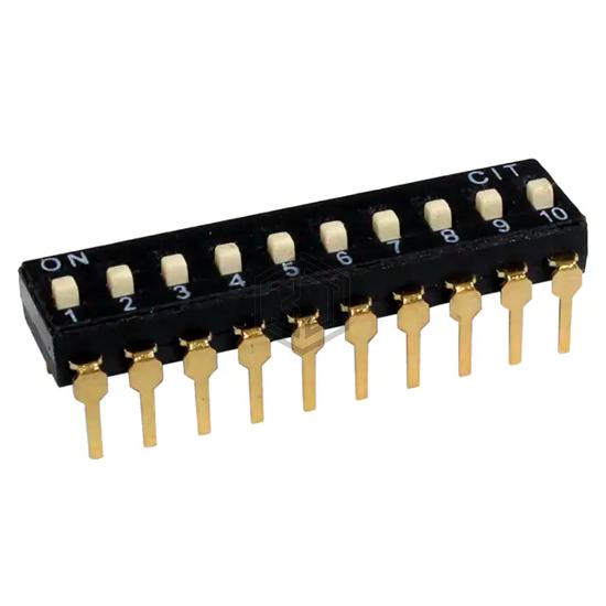 KT10EH - CIT Relay and Switch - DIP Switches