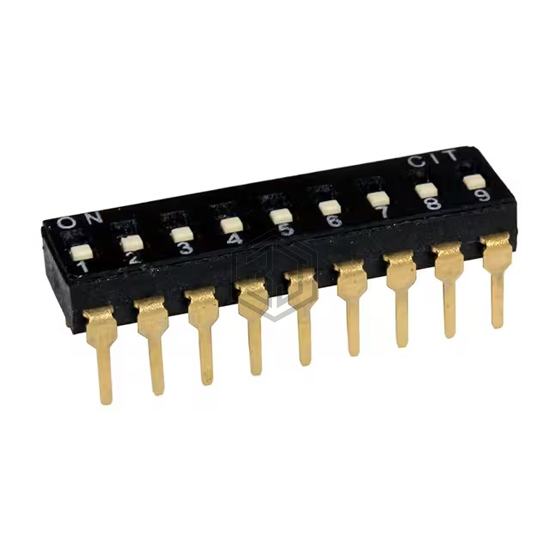 KT09RH - CIT Relay and Switch - DIP Switches