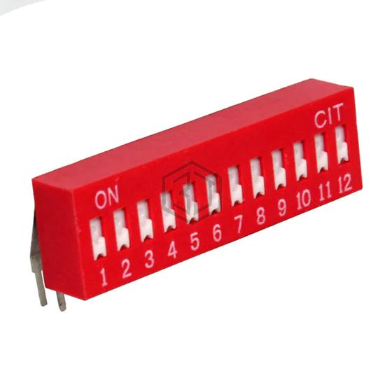 KR12R - CIT Relay and Switch - DIP Switches