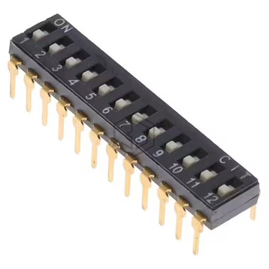 KT12RH - CIT Relay and Switch - DIP Switches