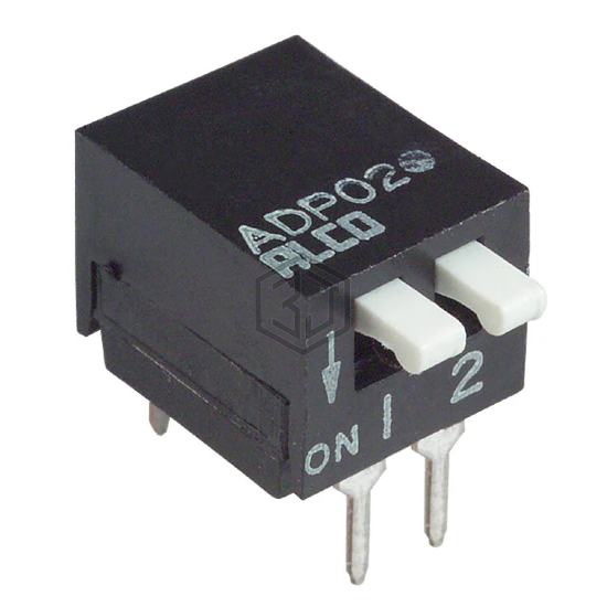 1571999-1 - TE Connectivity ALCOSWITCH Switches - DIP Switches