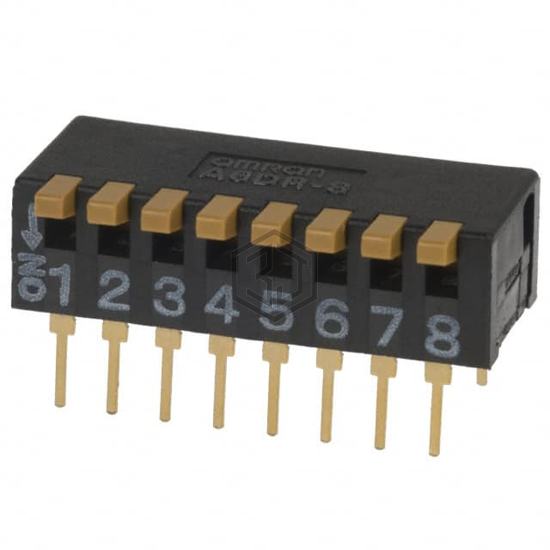 A6DR-8100-05 - Omron Electronics Inc-EMC Div - DIP Switches
