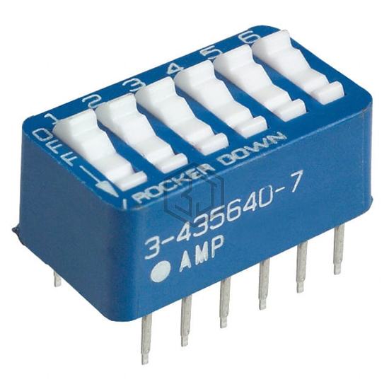 3-435640-7 - TE Connectivity ALCOSWITCH Switches - DIP Switches