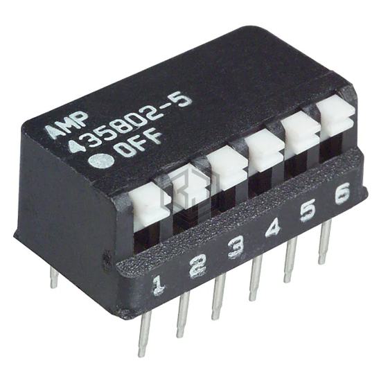 5435802-5 - TE Connectivity ALCOSWITCH Switches - DIP Switches