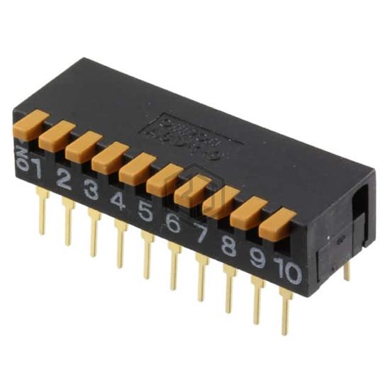 A6DR-0100 - Omron Electronics Inc-EMC Div - DIP Switches