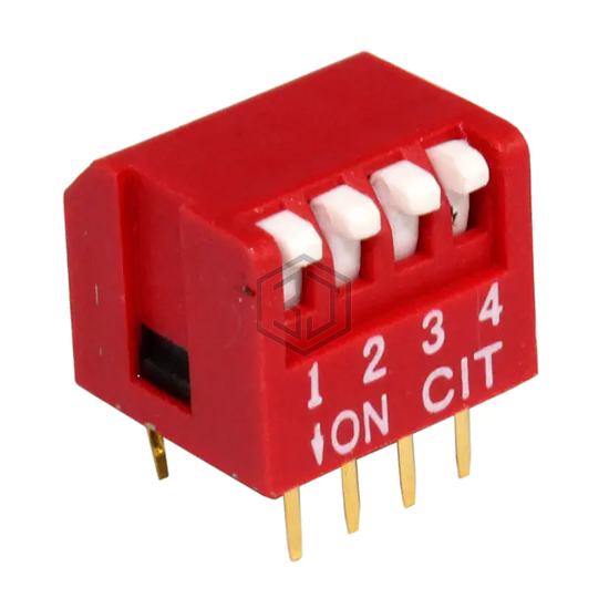 KP04RT - CIT Relay and Switch - DIP Switches