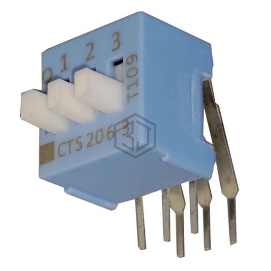 206-3RAES - CTS Electrocomponents - DIP Switches