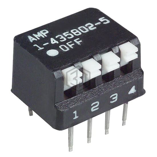 1-435802-5 - TE Connectivity ALCOSWITCH Switches - DIP Switches
