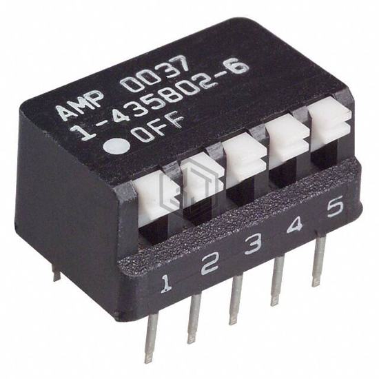 1-435802-6 - TE Connectivity ALCOSWITCH Switches - DIP Switches