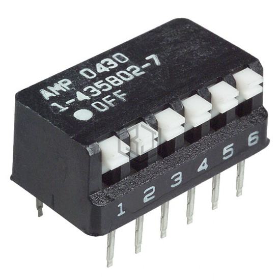1-435802-7 - TE Connectivity ALCOSWITCH Switches - DIP Switches