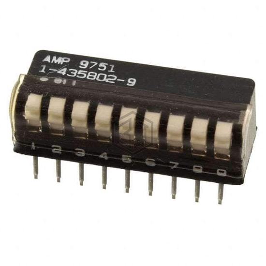 1-435802-9 - TE Connectivity ALCOSWITCH Switches - DIP Switches