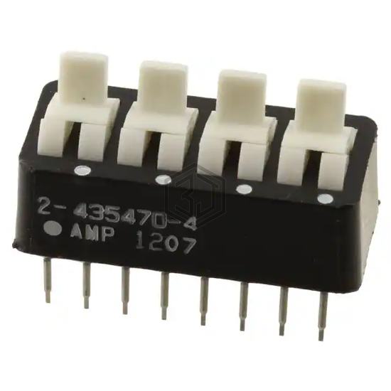 2-435470-4 - TE Connectivity ALCOSWITCH Switches - DIP Switches