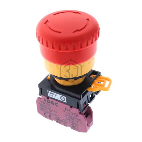 YW1B-V4E01R - APEM Inc. - Emergency Stop (E-Stop) Switches