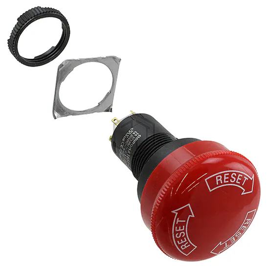 A165E-S-03U - Omron Automation and Safety - Emergency Stop (E-Stop) Switches