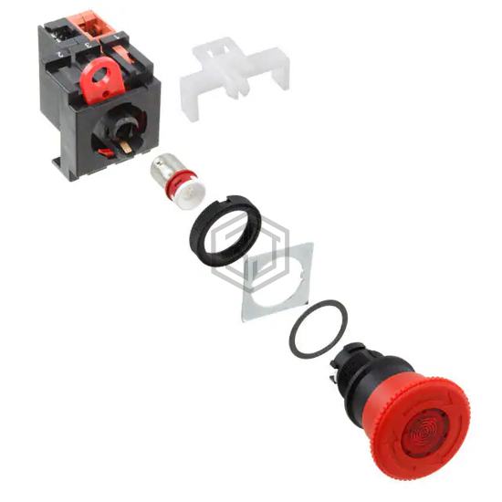 A22EL-M-12A-01 - Omron Automation and Safety - Emergency Stop (E-Stop) Switches