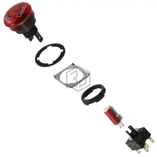 A165E-LS-24D-02 - Omron Automation and Safety - Emergency Stop (E-Stop) Switches