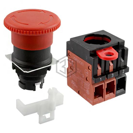 A22E-M-12 - Omron Automation and Safety - Emergency Stop (E-Stop) Switches