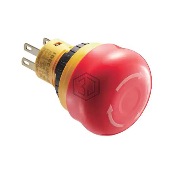AB6E-3BV02PTRM - IDEC - Emergency Stop (E-Stop) Switches