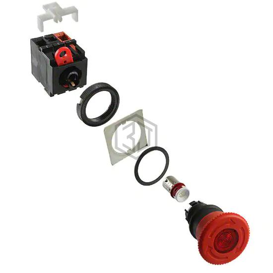 A22EL-M-24A-11 - Omron Automation and Safety - Emergency Stop (E-Stop) Switches